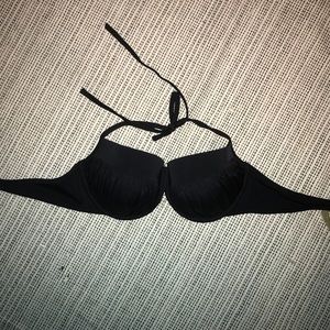 Black Victoria Secret swim suit top 36 D